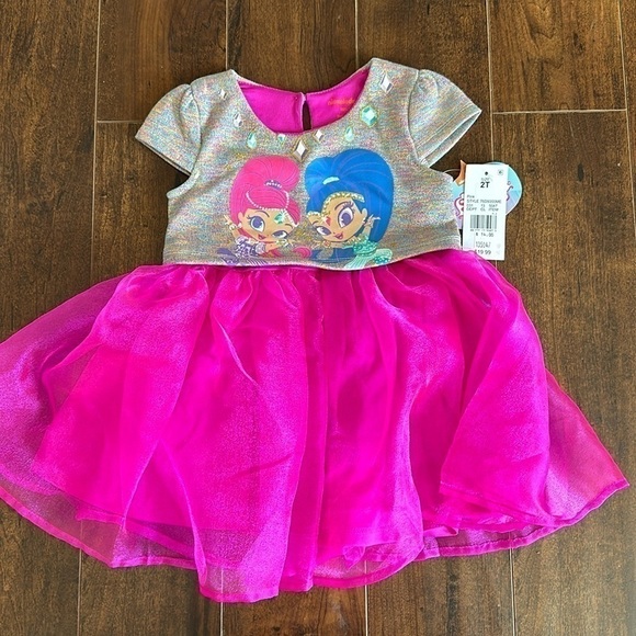 NWT- Shimmer and Shine Pink tulle dress Toddler - Picture 1 of 2